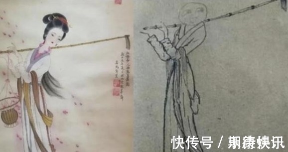 学生们&当美术生画到一半不耐烦,画风逐渐沙雕,半成品宛如“翻车现场”