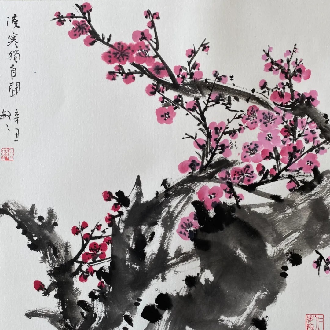 蔡玲!《书画南北方》一一《写意生活艺术组合》迎春中国画小品展