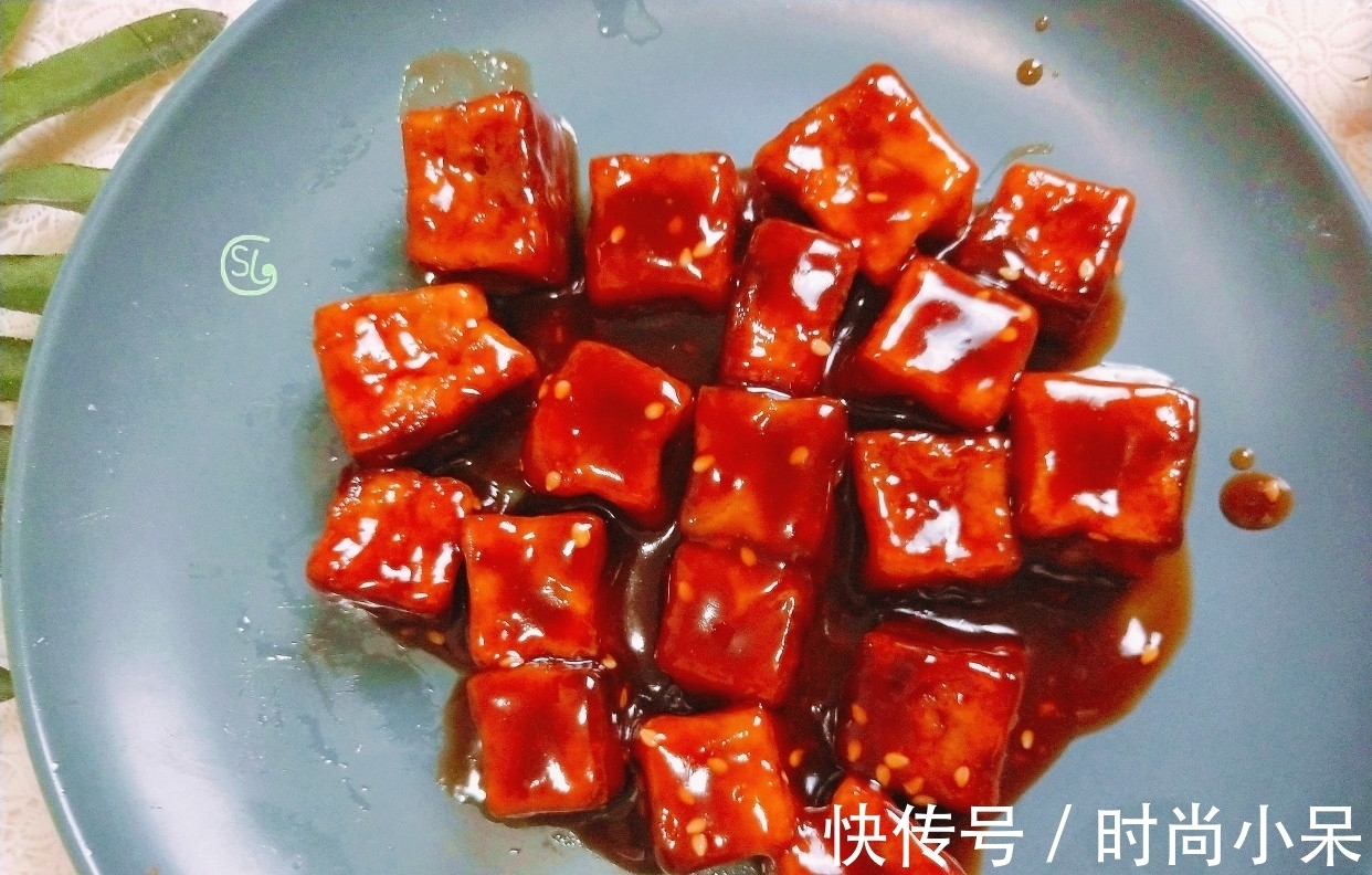 家人|豆腐简单又好吃的做法,外酥里嫩,酸甜可口,家人都爱吃