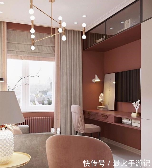 粉色|若单身,我就买套小户型照着它来装,太美太梦幻了,女生的梦想!