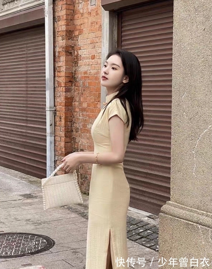 旗袍 迷人旗袍美女完美身材,展示现代东方女性韵味