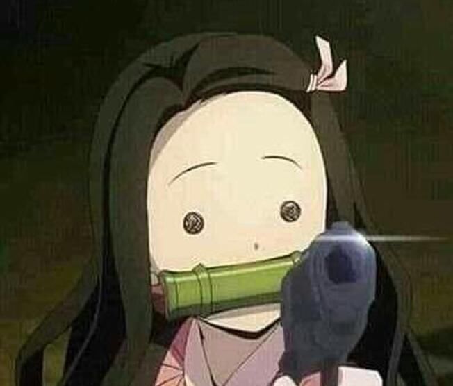 鬼灭之刃|鬼灭之刃当颜担用枪对着你,样子也是萌萌的,但就是有种反差感