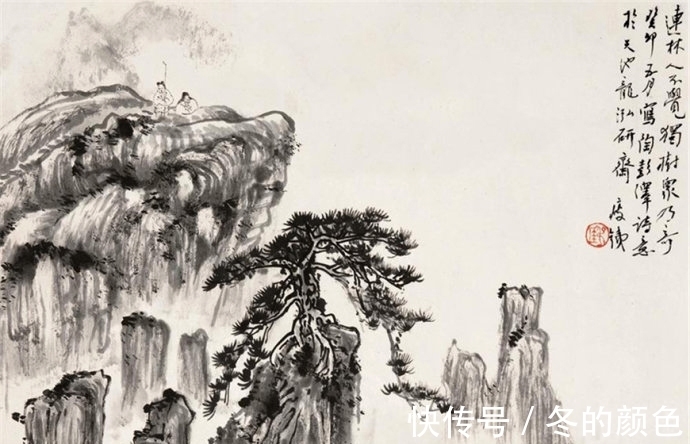 南宗|破古出新,归于自得,钱瘦铁山水画欣赏