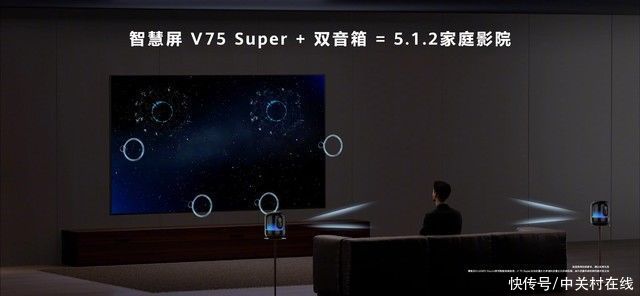 广色域|华为智慧屏V75 Super发布：SuperMiniLED+20单元帝瓦雷