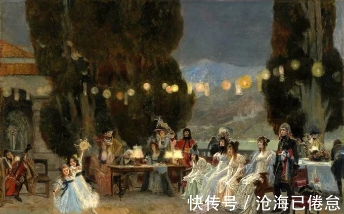 肖像画#法国画家弗拉芒笔下优雅的贵族女子