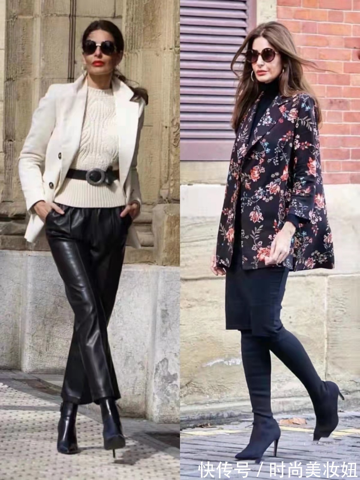 高跟鞋|这才是“无龄感”穿搭,从30岁到60岁都可以,简洁又高级