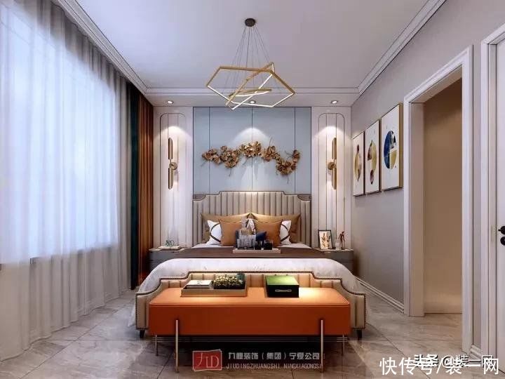 收纳|银川九鼎装饰设计师王娟：现代简约风格，棕色系静谧卧室