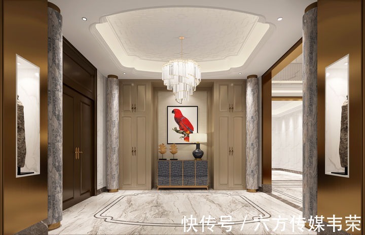 欧式|1000平欧式简约别墅南通品清别墅装饰