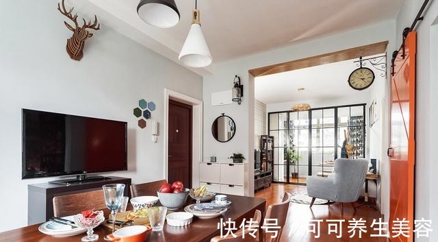 房梁|她家80㎡两室,一室改客厅,南北通透,改造得很温馨舒适,羡慕!