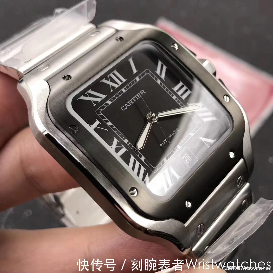 链节|V6厂山度士复刻表评测—V6厂卡地亚山度士「碳镀层」新款质量怎样?