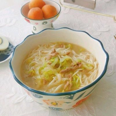 豆友|10万豆友收藏的白菜肉丝面做法，你还不会做？