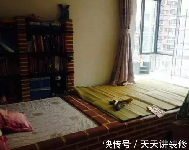 东北|老公花500块用砖砌榻榻米，网友热评：这不就是东北的热炕头吗？