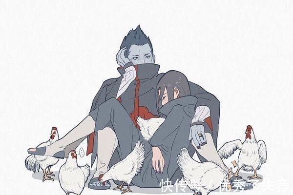 神仙颜值|《火影忍者》都知道鸣人有假期,来看看晓的假期生活吧