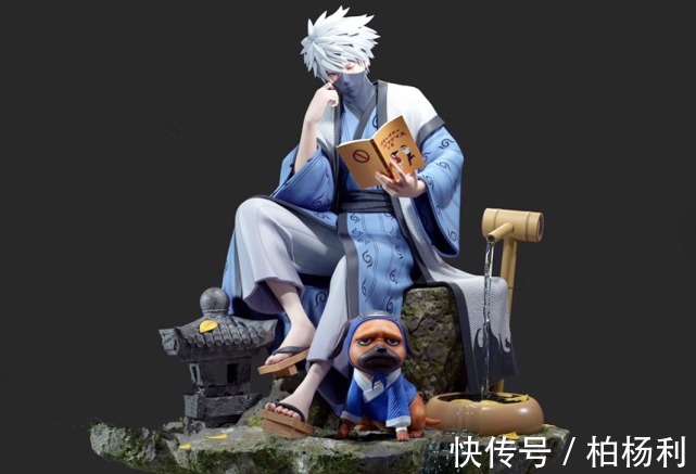 亲热天堂|火影卡卡西浴衣造型手办,帕克服饰抢镜,手办整体意境令人感叹