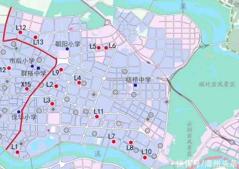 漳州市区将新建丹霞小学，规划48个班，选址在这里