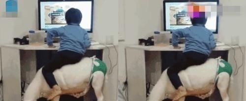 孩子|妈妈为了不让熊孩子玩电脑,藏起椅子,回家看到这一幕笑翻了