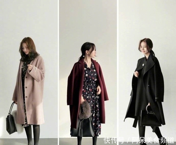 155矮个子穿出167的感觉,冬天+大衣增高又保暖,告别臃肿