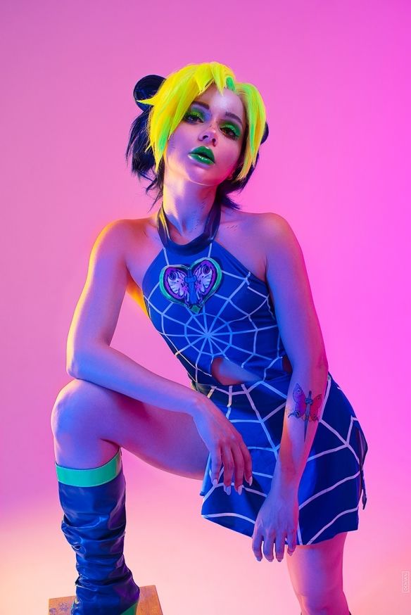 空条|俄妹《JOJO》空条徐伦COS美风格大胆身材性感