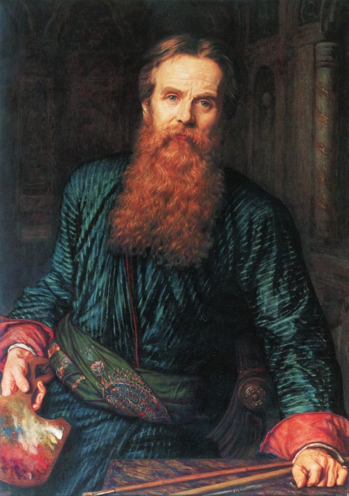 前派$威廉·霍尔曼·亨特（William Holman Hunt）拉斐尔前派创始人油画