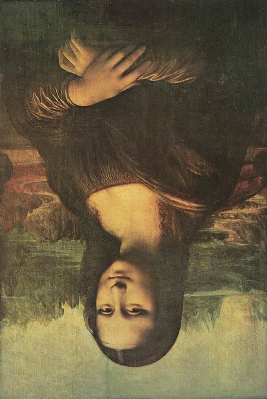 字符|蒙娜丽莎是真笑还是假笑专家把画倒过来看,就是答案