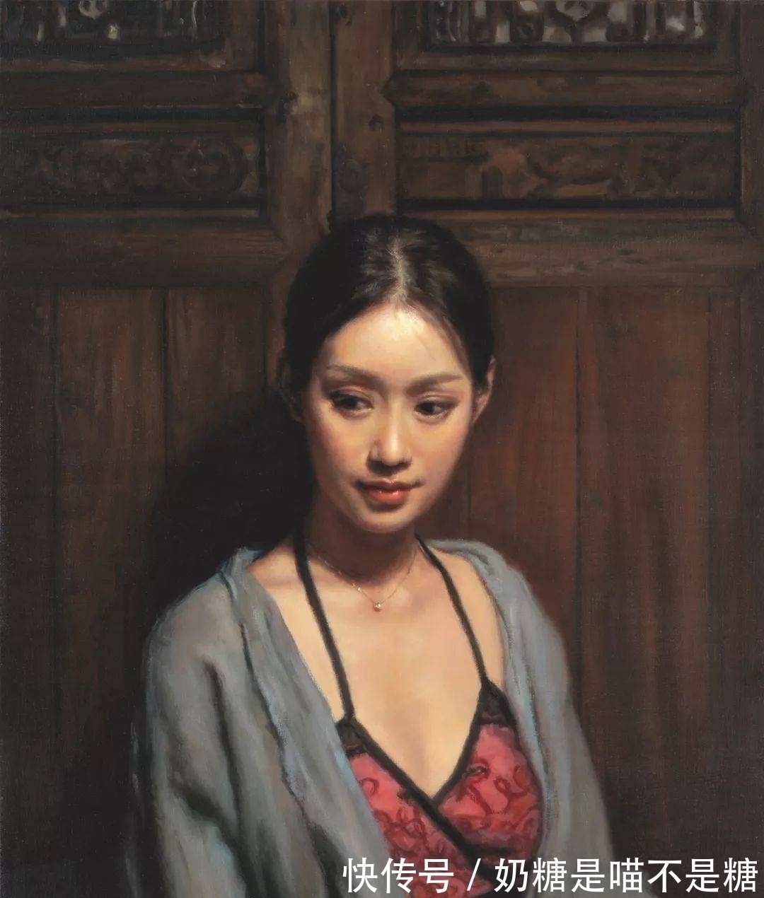 笔触#火辣!光影下的女性充满迷人的魅力,探究油画语言的艺术审美!