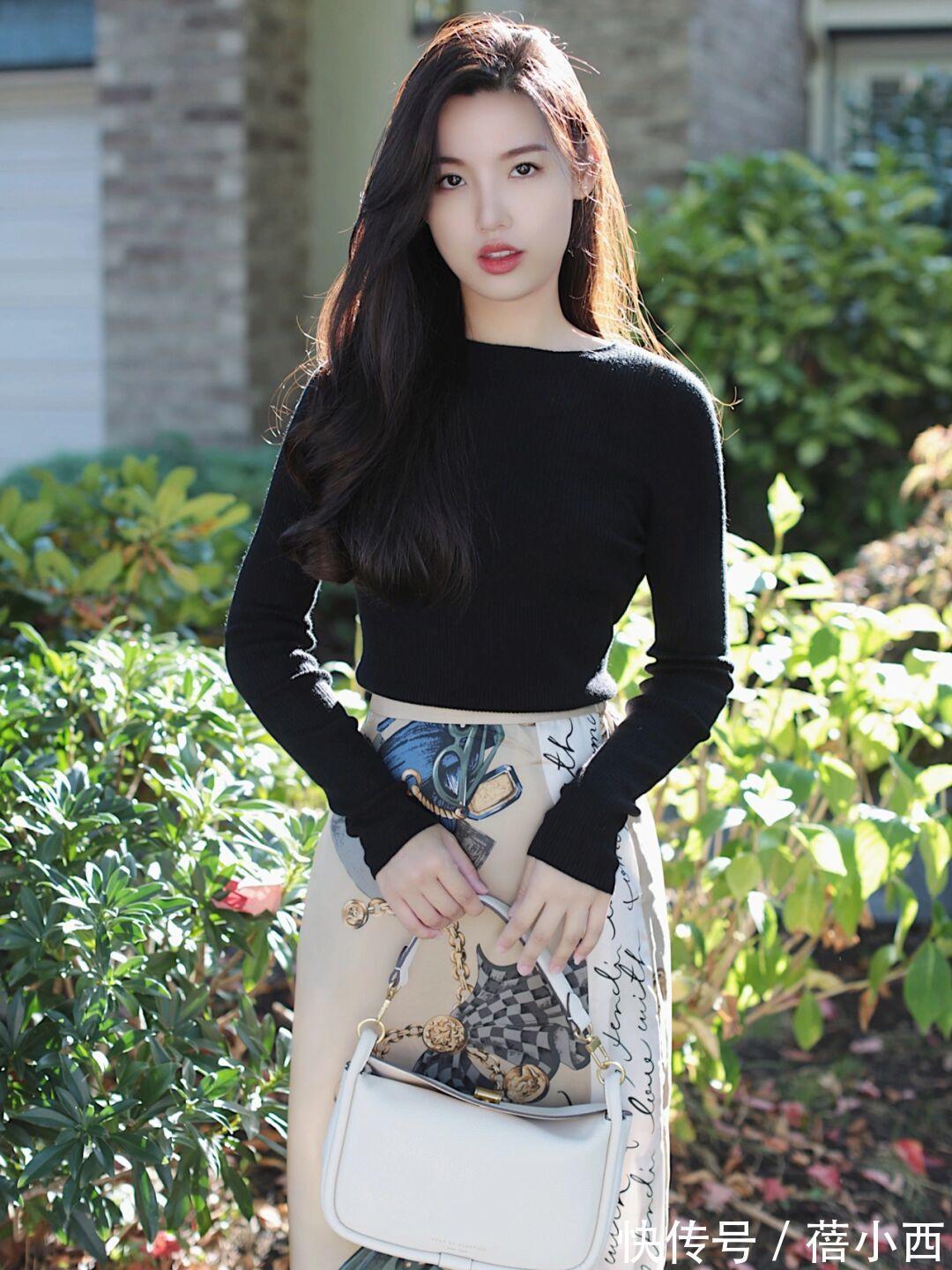 搭配|今年建议多穿“针织衫”和“半身裙”,学会这样搭,优雅到骨子里