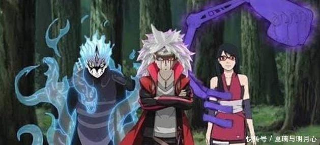 博人传博人开启六道模式,左眼仙人+九尾十字眼,右眼轮回眼