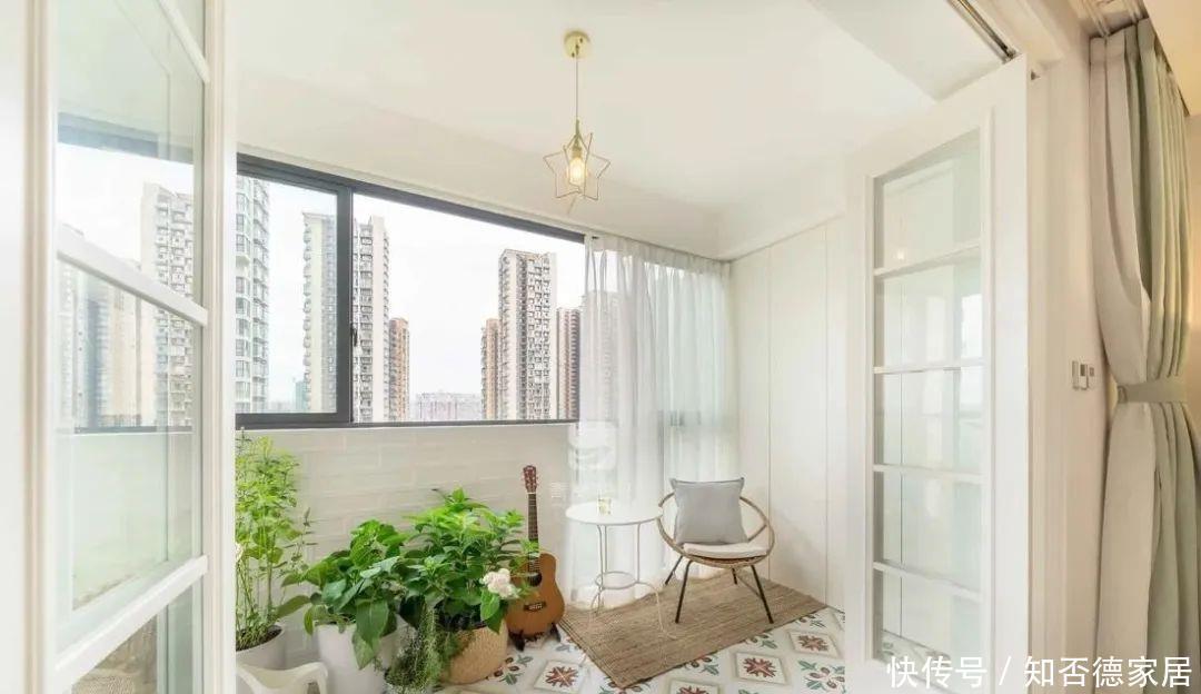 阳台上|原来阳台还可以这样设计,功能多又漂亮,进门就让人眼前一亮