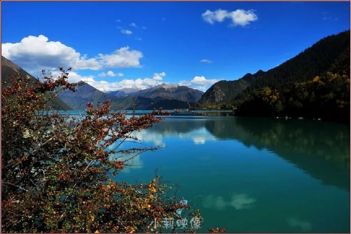 心湖的风景