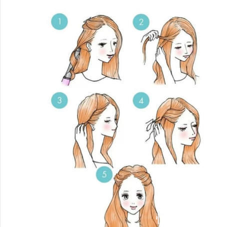 丸子头早就过时了,今年最流行的是“公主辫”,优雅气质全靠它