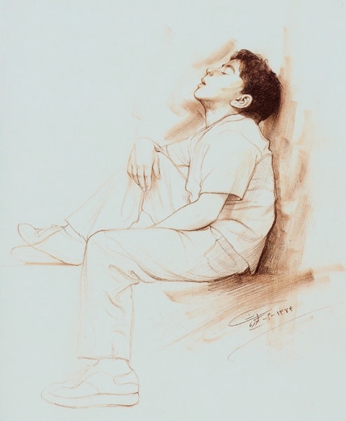 艺术家!伊朗艺术家莫提.Katouzian 素描作品欣赏