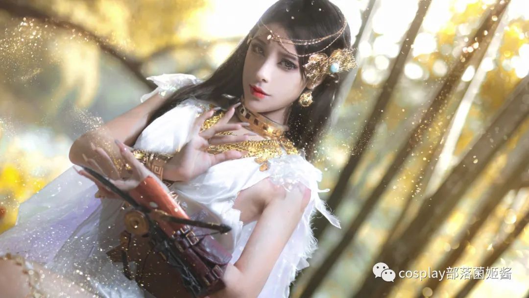 cos：永劫无间迦南cos正片@奶狮