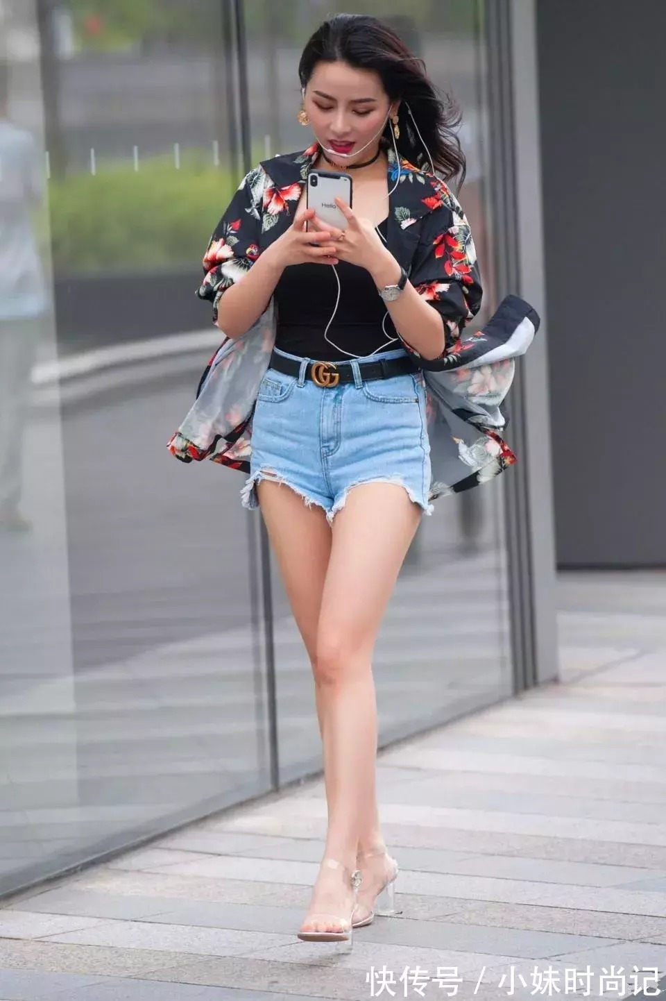 下半身|美女搭配高跟鞋,穿出清新雅致女人味