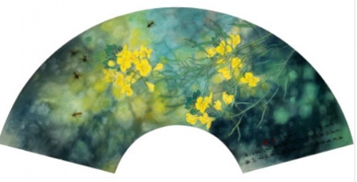 画家$汉中春天的符号丨画家李大庆笔下的“油菜花海”更走心!