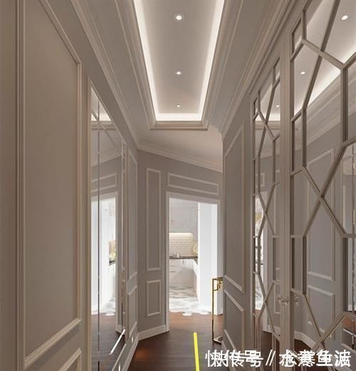 齐家|1米宽长走廊就不该浪费,打排柜子挂上画,多2㎡亲戚参观有面子