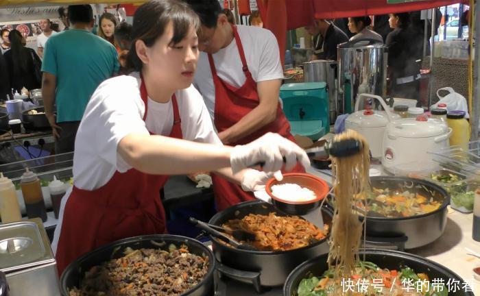 中华美食|伦敦街头的中华美食盖浇饭, 量大肉多老外最爱, 每天卖出五百份