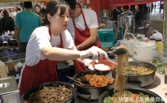 中华美食|伦敦街头的中华美食盖浇饭, 量大肉多老外最爱, 每天卖出五百份