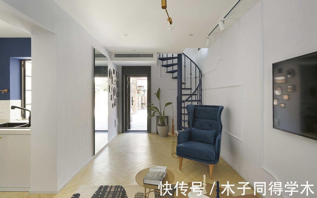坐标上海，68㎡法式老洋房改造，二楼阳台惊艳了“旧时光”
