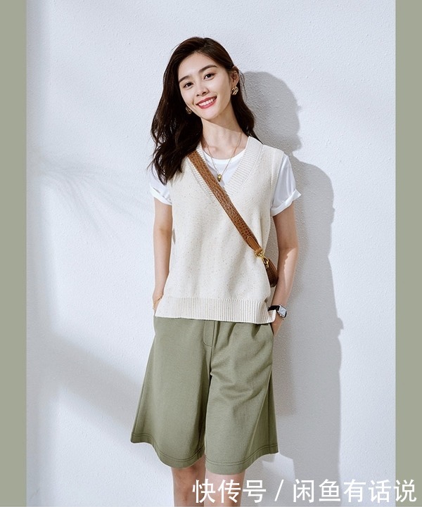 及膝裤|40+女人穿短裤不得体?我却被孟晚舟的“及膝裤”种草,舒服大气