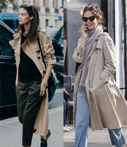 大衣还没穿腻，2021年新款“风衣”又火了，气质高级，谁穿谁好看