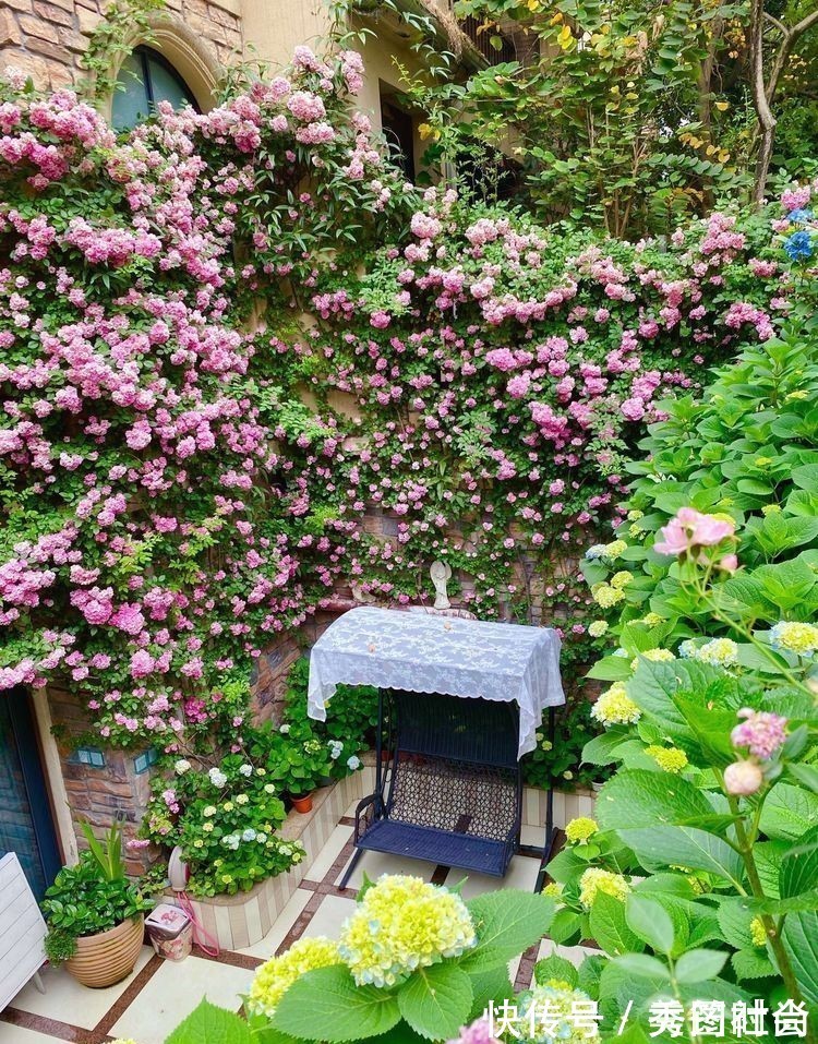 无尽夏|庭院改造:50㎡的下沉式庭院造花园,有地我也建一个,太好看了!