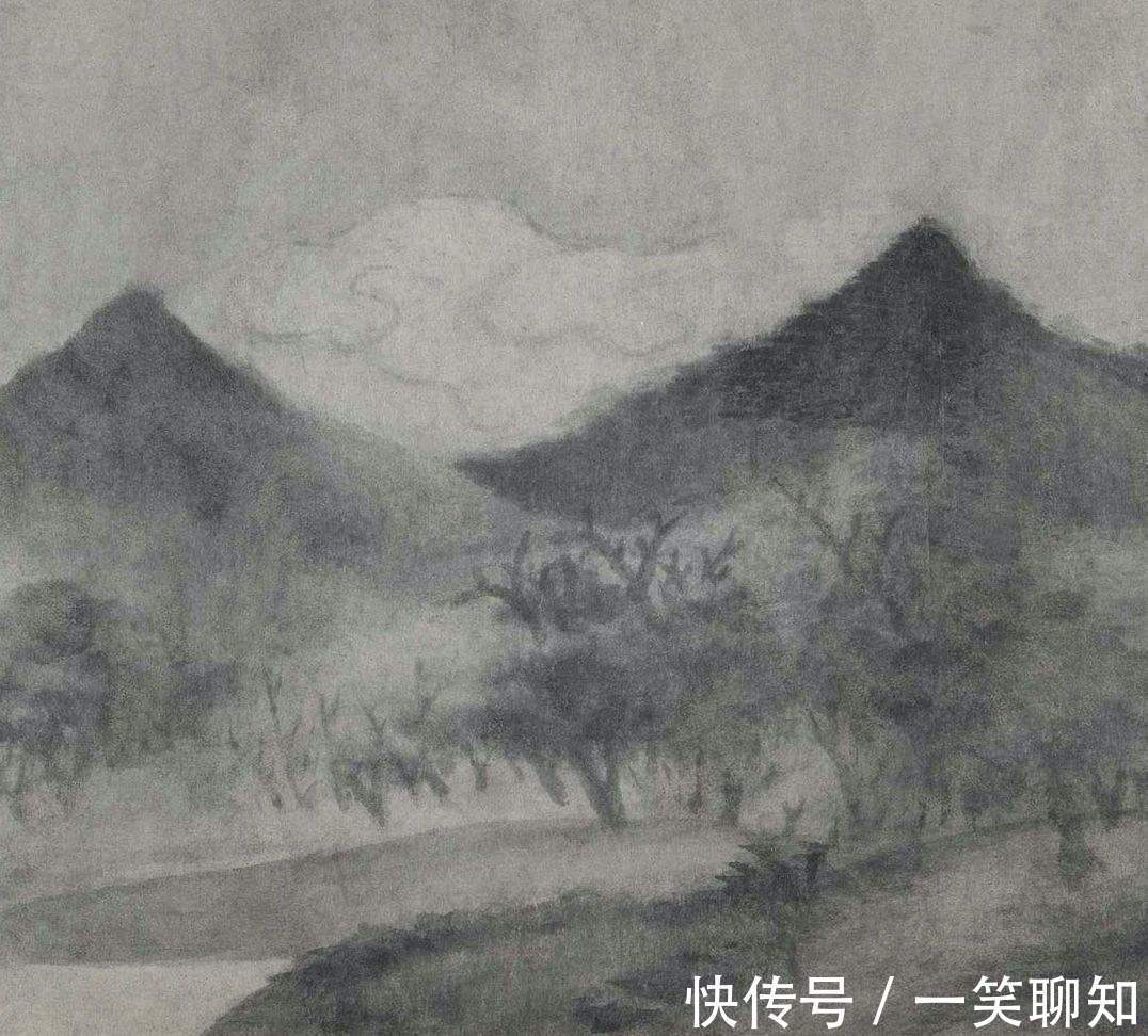 米点皴$米芾创造墨点画法700年后,莫奈才用类似画法颠覆了西方美术界