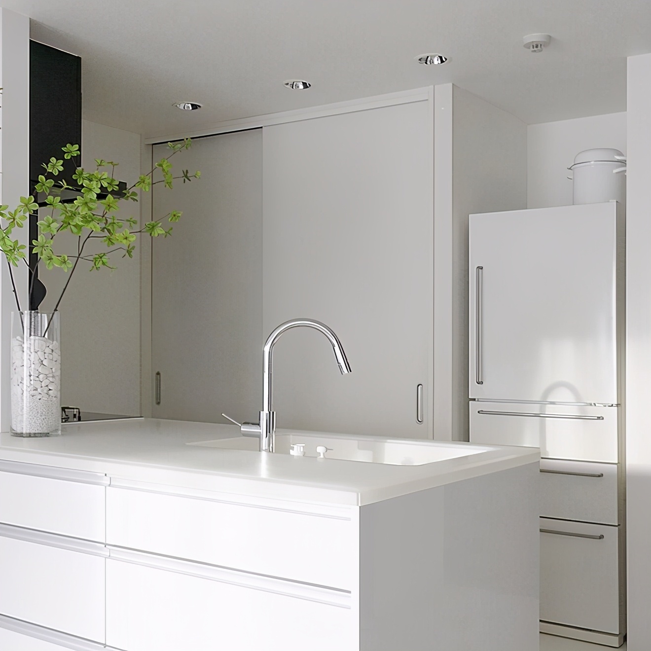 收纳|为何有钱人的厨房不装吊柜了头次见这种设计,真想回家拆了重装