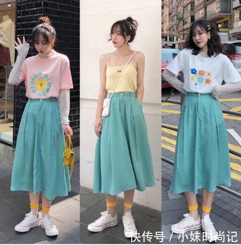 拍照|夏日元气色彩穿搭,五彩斑斓的设计,上镜贼好看,拍照永远是C位