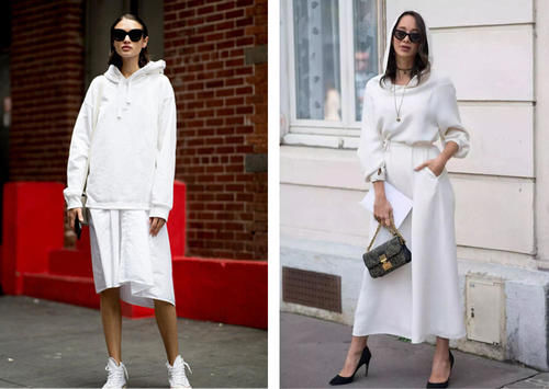 会穿基本款才是真的潮！白色连帽卫衣的5种搭配思路你会吗？