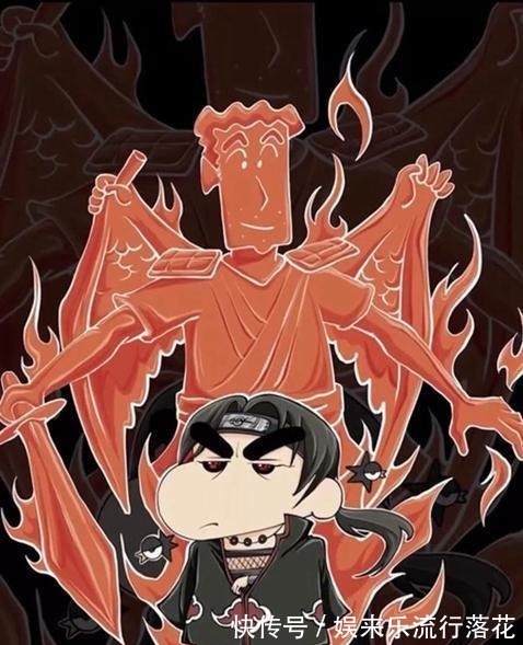 宇智波斑|《火影忍者》变蜡笔小新画风,召唤不同的须佐能乎,大蛇丸超搞笑