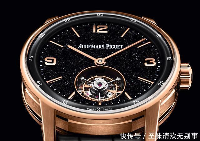 CODE 1159飞行陀飞轮,以砂金石碎片搭珐琅,呈现星空面盘