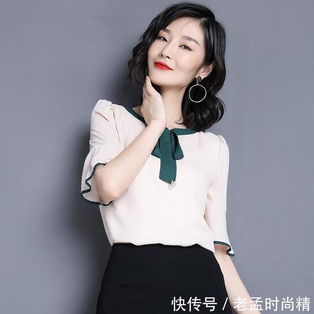 雪纺衫|做气质小女人,首选雪纺衫