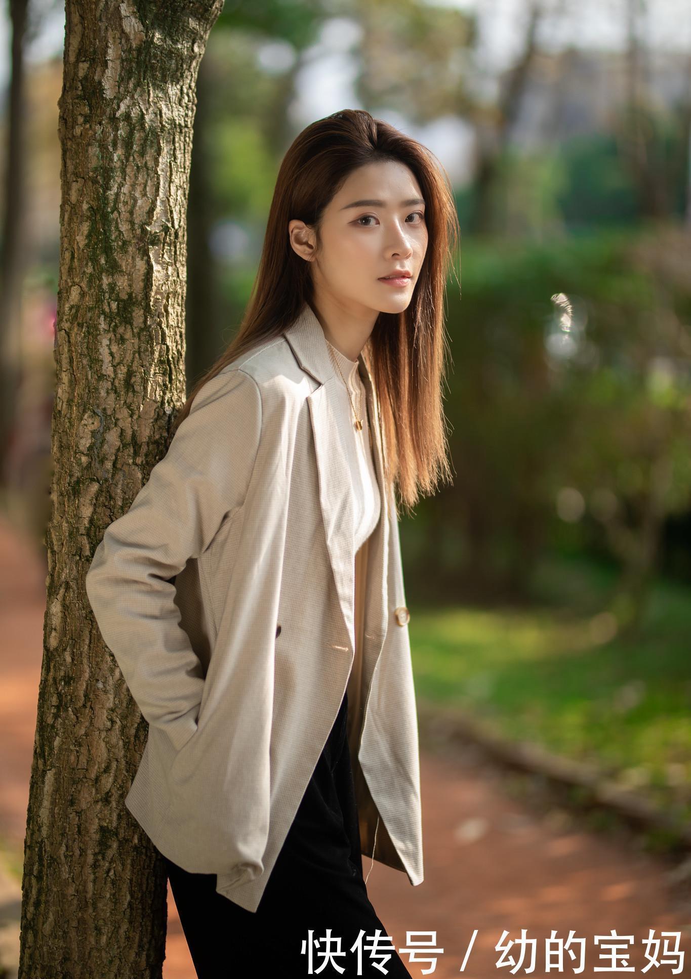 西装外套|想要潇洒又帅气的穿搭，一件阔腿裤是必不可少的