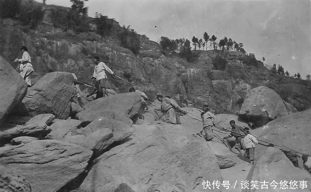 中薪|清末旧照片:长江三峡的纤夫,没有歌中的浪漫,唯有生活的艰辛